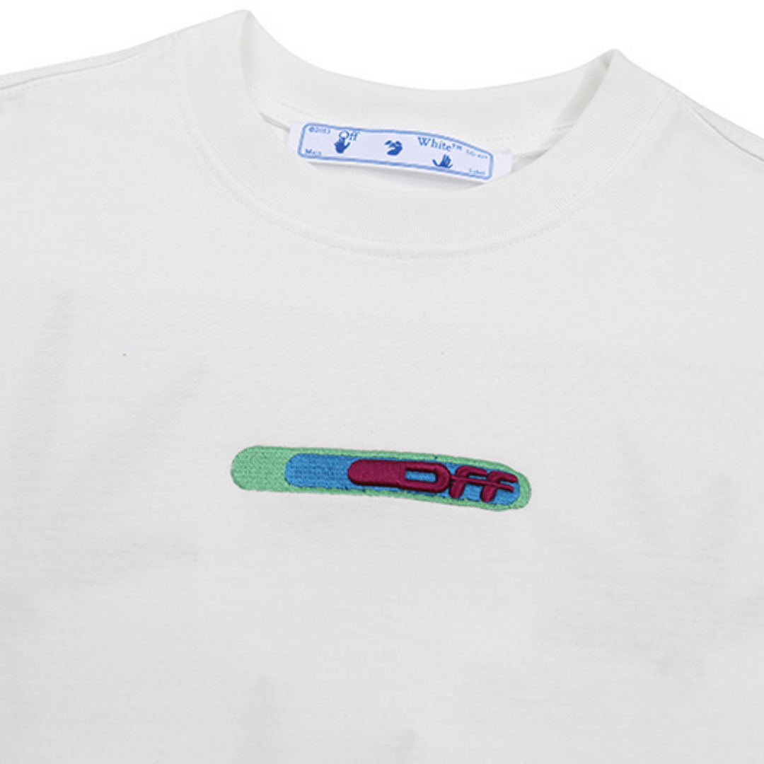 Off-White Off-W Monogram T-shirt - Negro Negro Hojas Verde