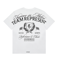 Camiseta Represent Negro Blanco