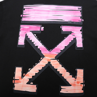 Off-White Off-W Monogram T-shirt - Negro Camo Rosa 2