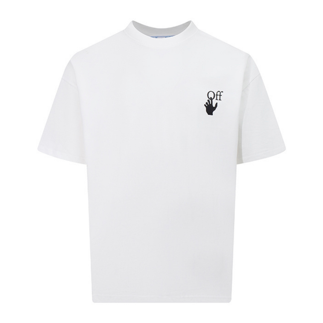 Off-White Off-W Monogram T-shirt - Blanco Monograma Rojo
