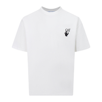 Off-White Off-W Monogram T-shirt - Blanco Monograma Rojo
