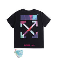 Off-White Off-W Monogram T-shirt - Blanco Cubo Blanco Rojo