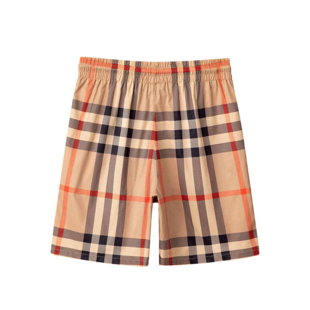 BB Monogram Shorts Beige