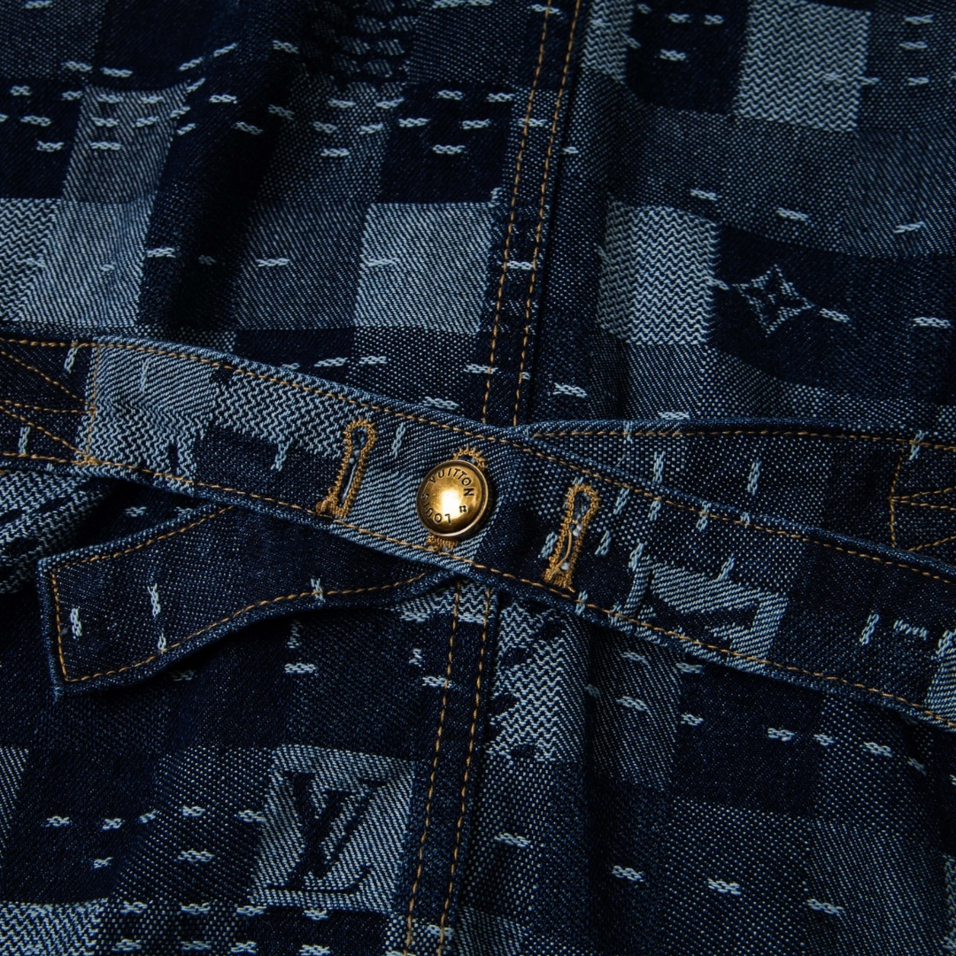 Monogram Set Negro Azul Camo