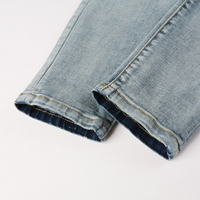 Amr Blue Patch Jeans Azul 2
