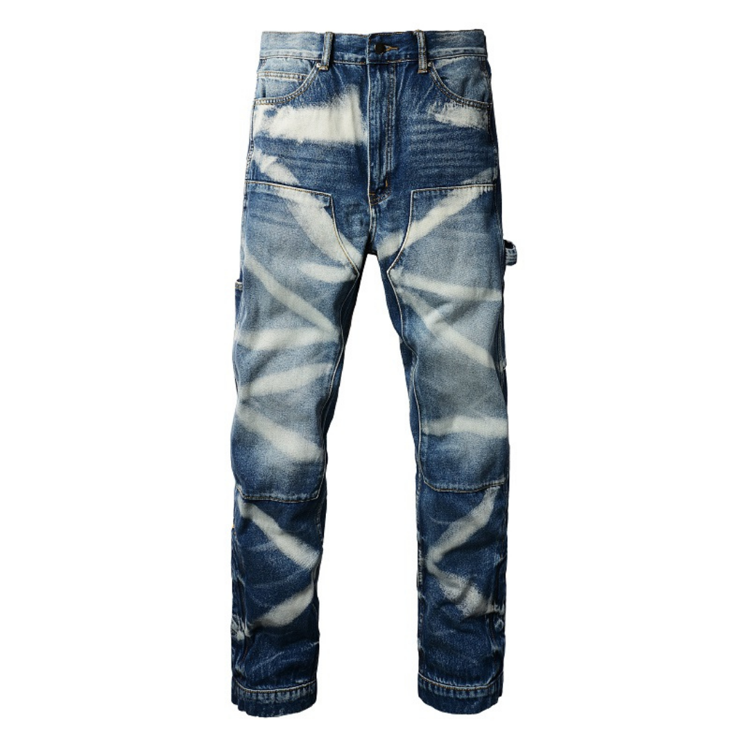Amr Blue Distressed Jeans Azul 2