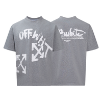 Off-White Off-W Monogram T-shirt - Gris