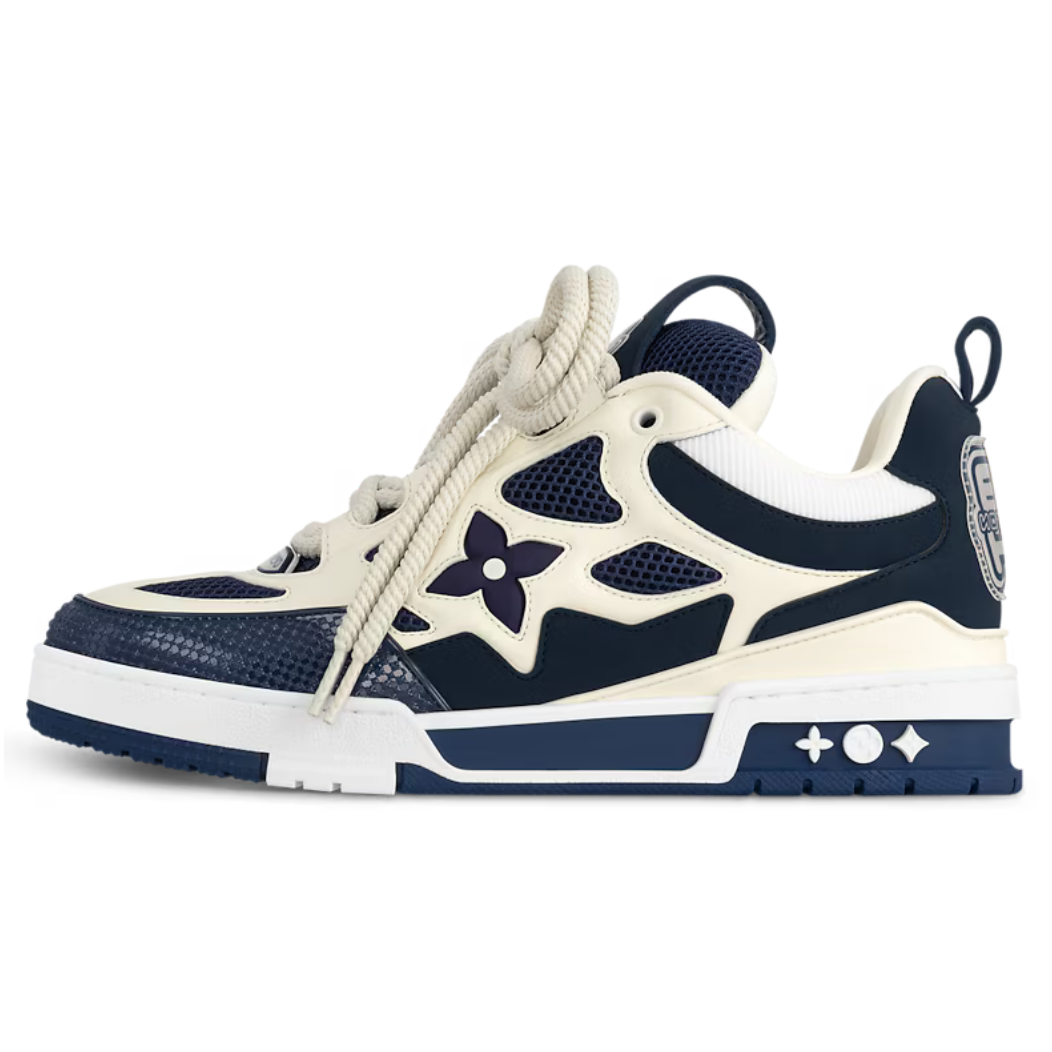Skate Monogram Trainer Negro Blanco Camo