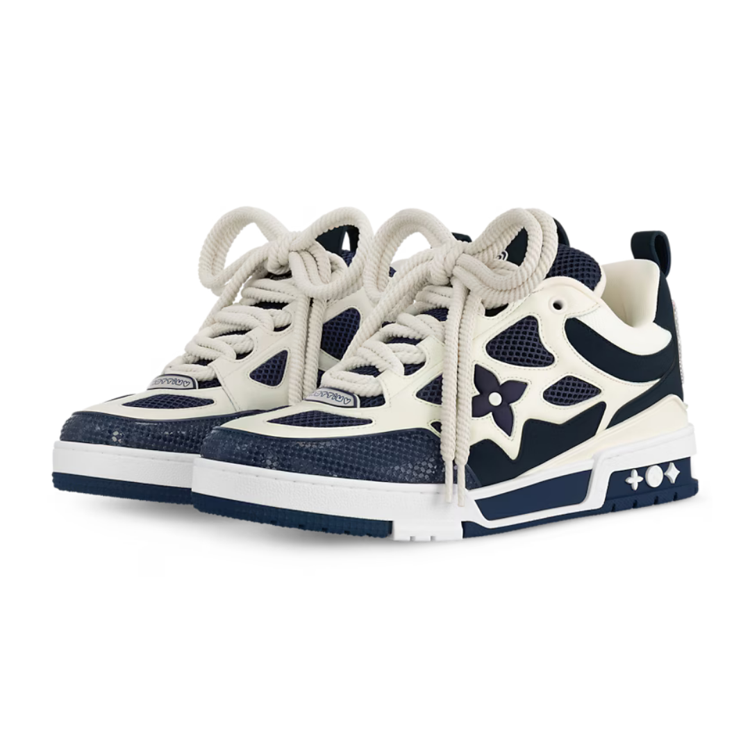 Skate Monogram Trainer Negro Blanco Camo
