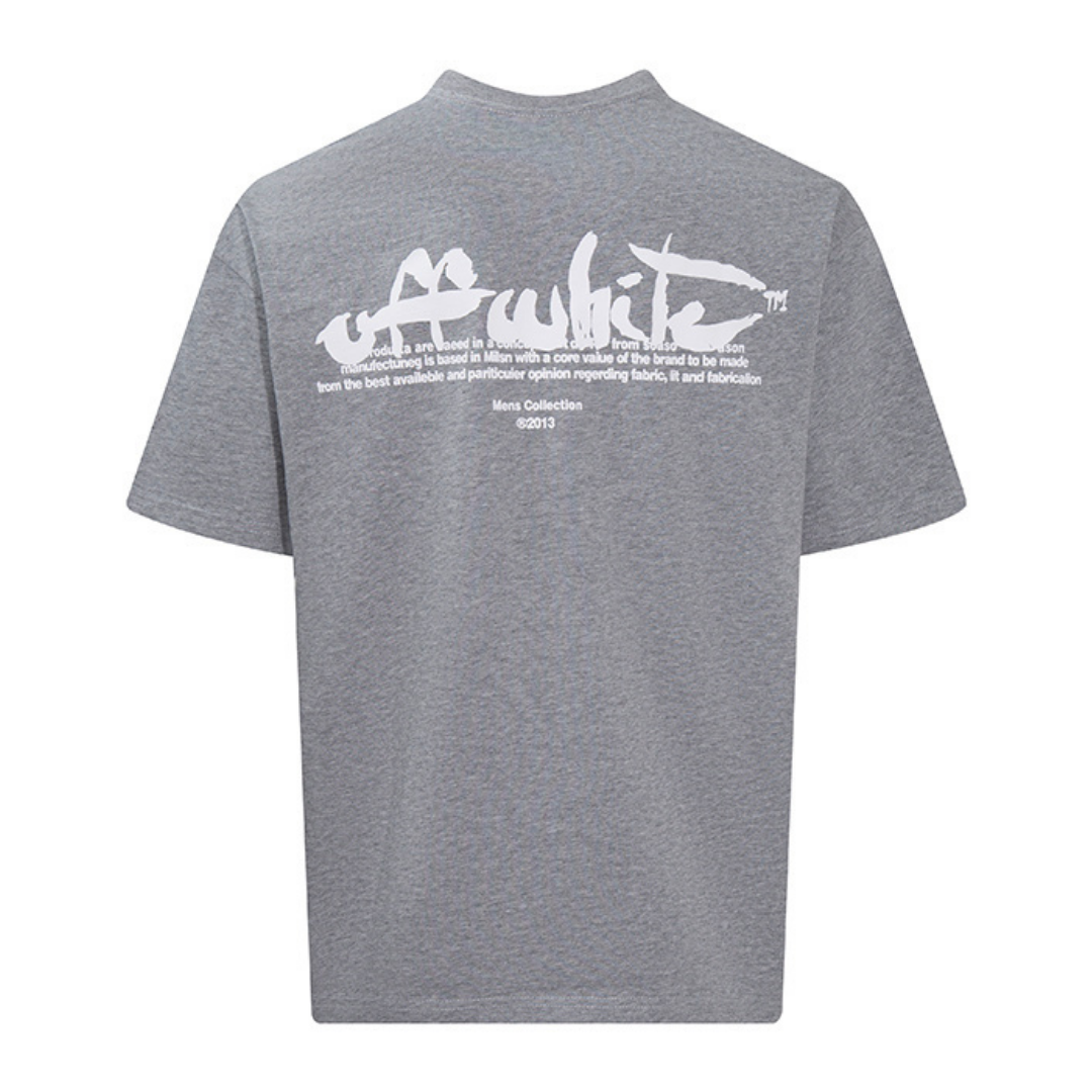 Off-White Off-W Monogram T-shirt - Gris