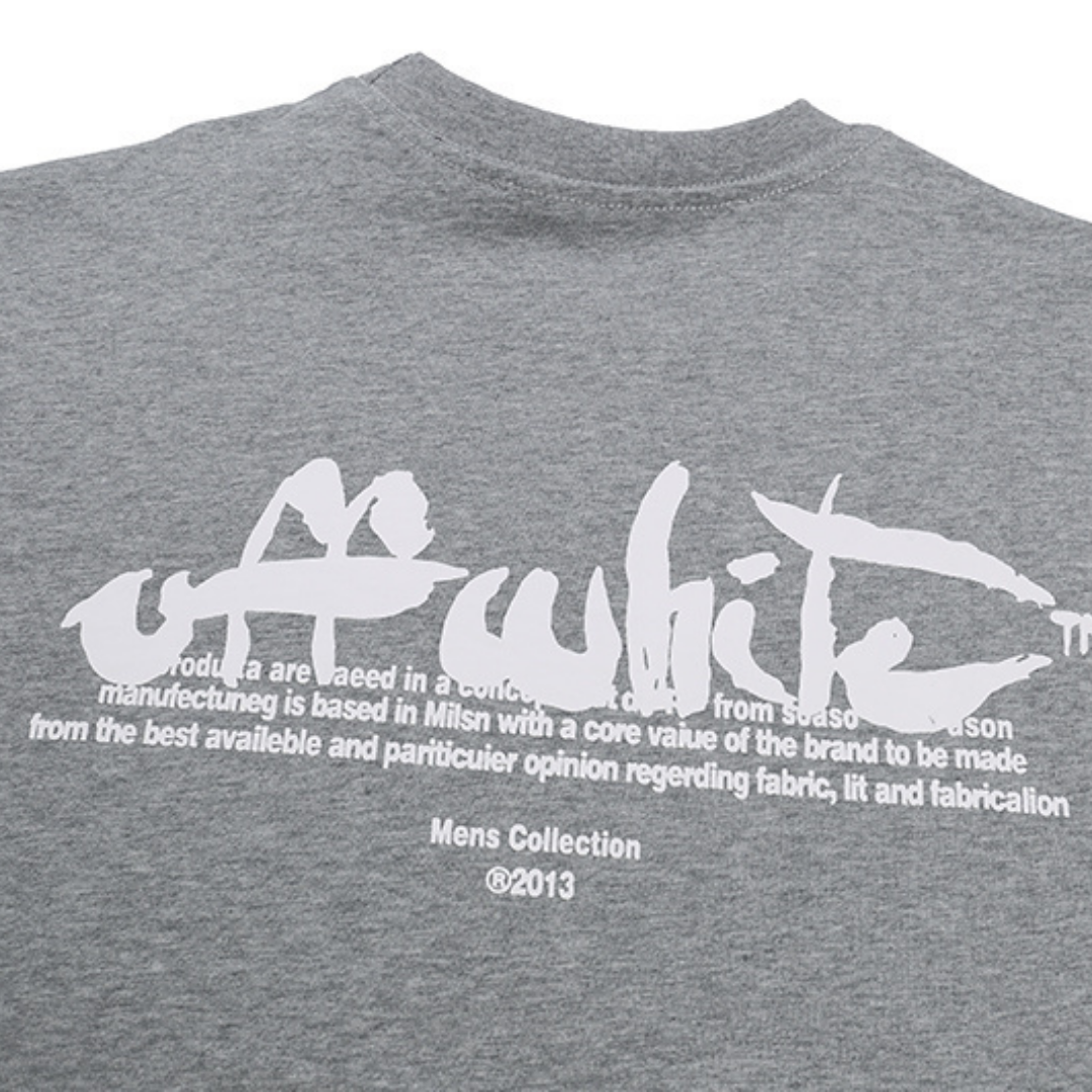 Off-White Off-W Monogram T-shirt - Gris