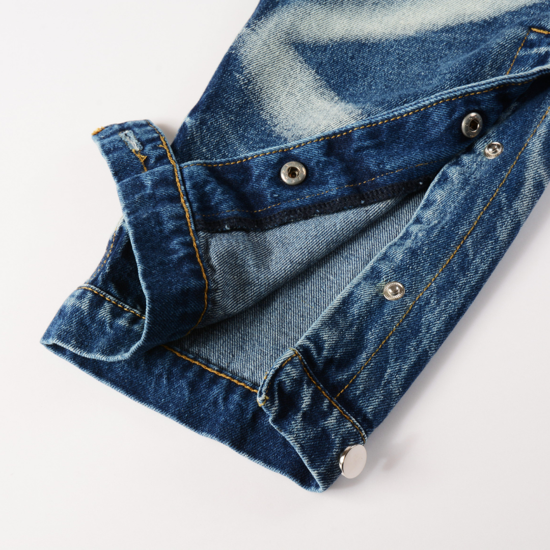 Amr Blue Distressed Jeans Azul 2