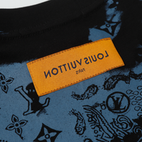 Louis Vuitton Monogram T-shirt - Negro Camo Azul Negro