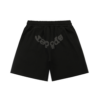 Pantalon Sp5der Negro Negro Logo Blanco