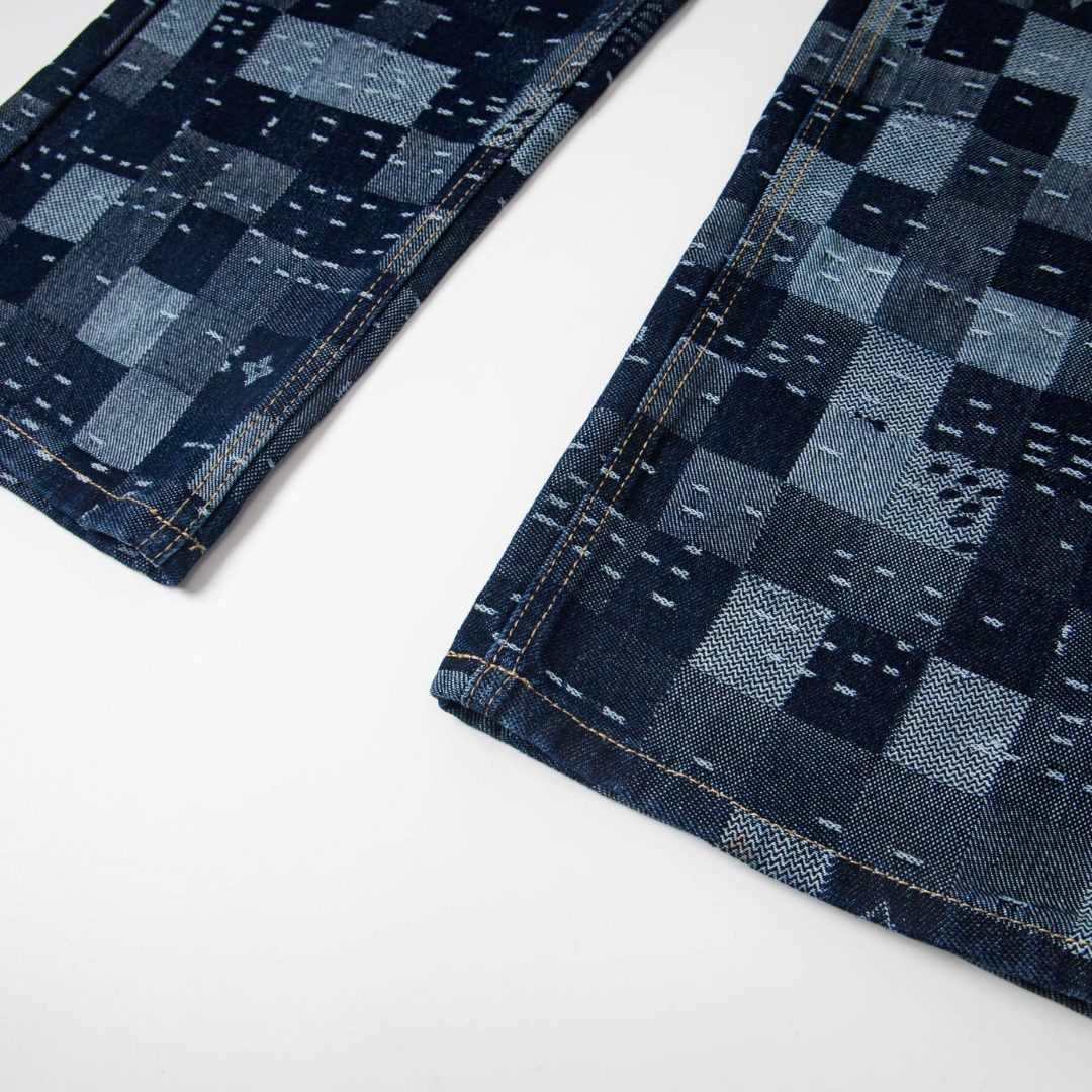 Monogram Set Negro Azul Camo