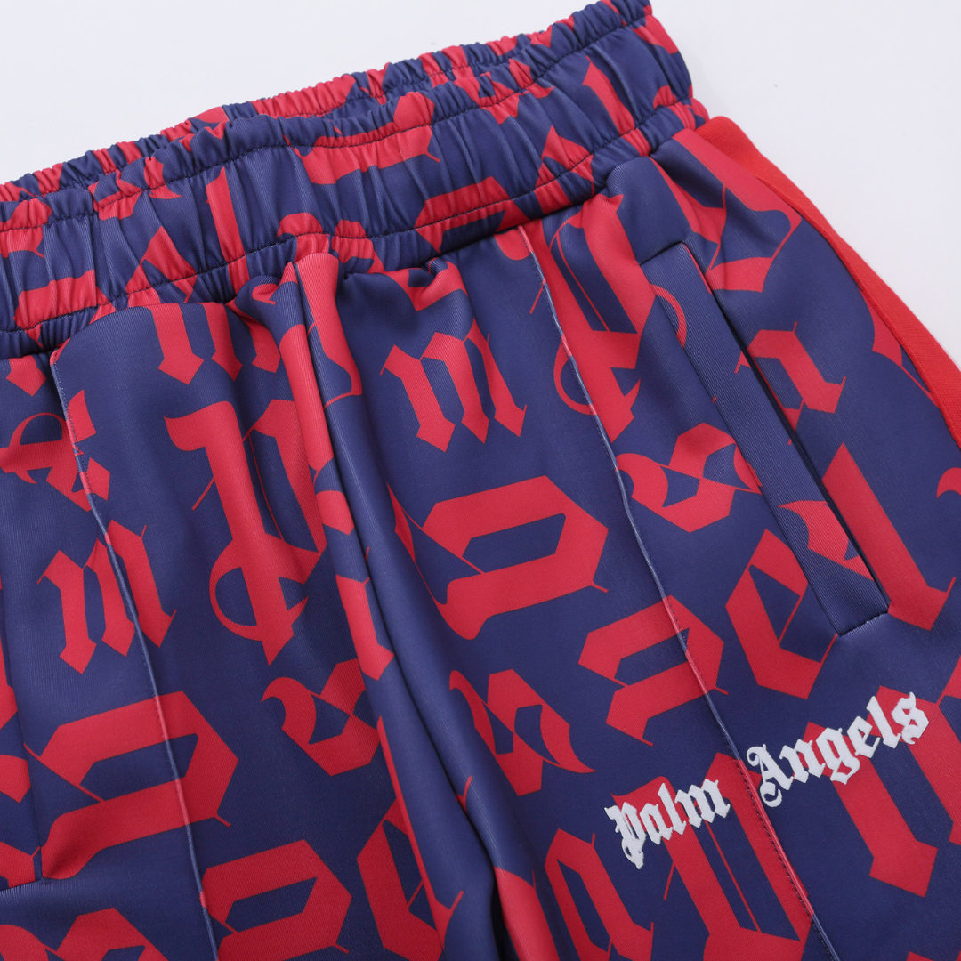 Conjunto Palm Angels Rojo Camo Rojo