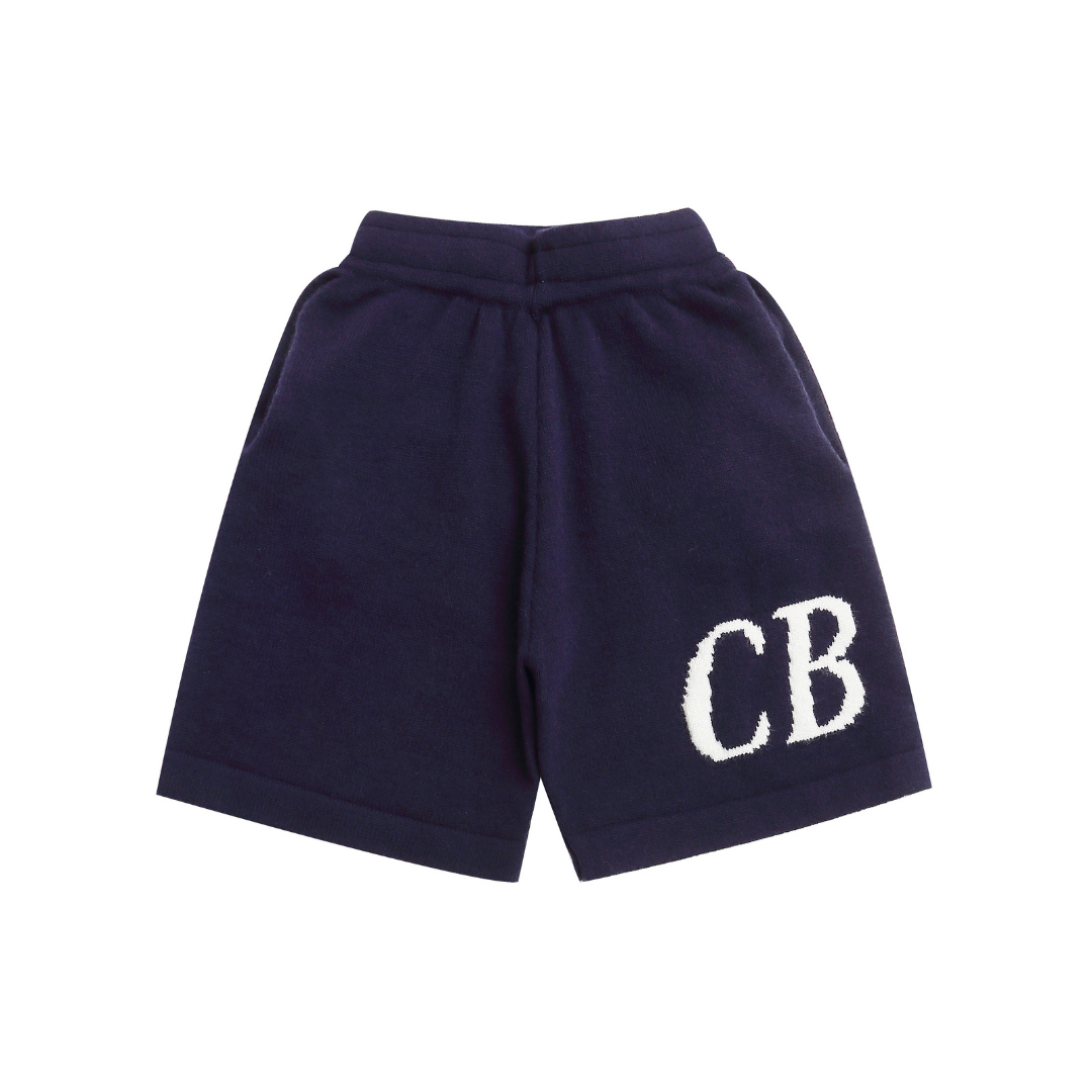 CB Monogram Shorts Negro Cb
