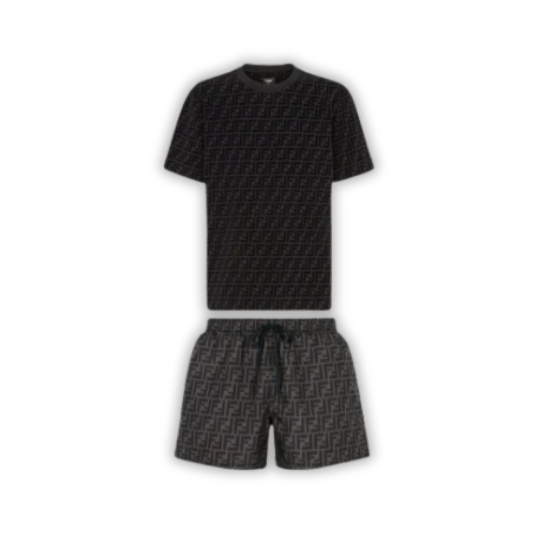 Monochromatic Short Set Monograma Negro