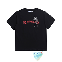 Off-White Off-W Monogram T-shirt - Negro Blanco Roturas Rojas