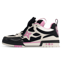 Skate Monogram Trainer Negro Pata Flor