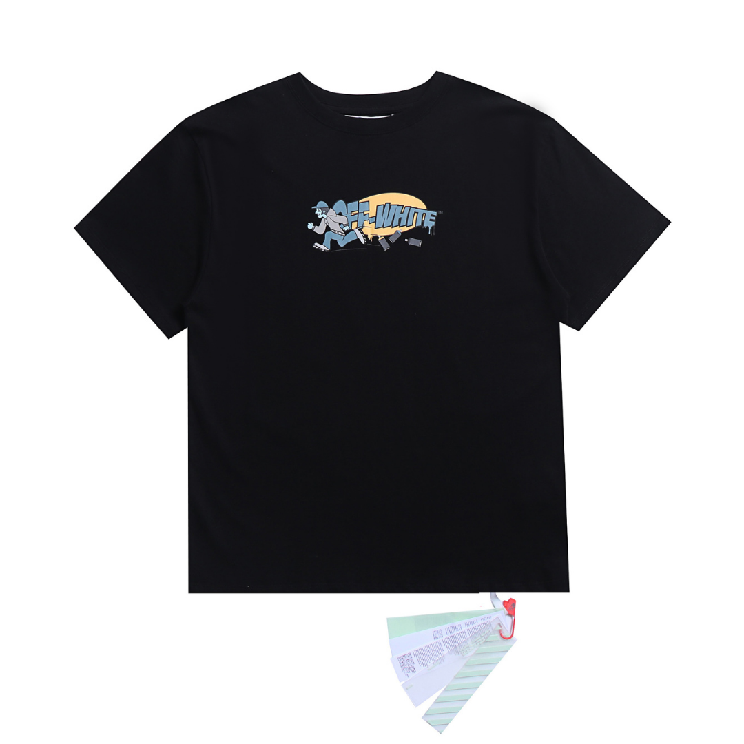 Off-White Off-W Monogram T-shirt - Negro Camo Beige