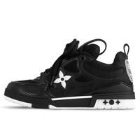 Skate Monogram Trainer Negro Flor