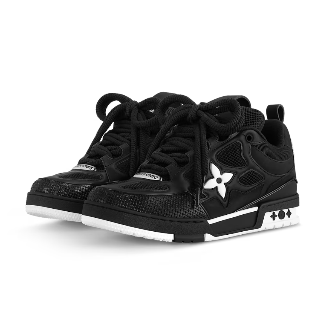Skate Monogram Trainer Negro Flor