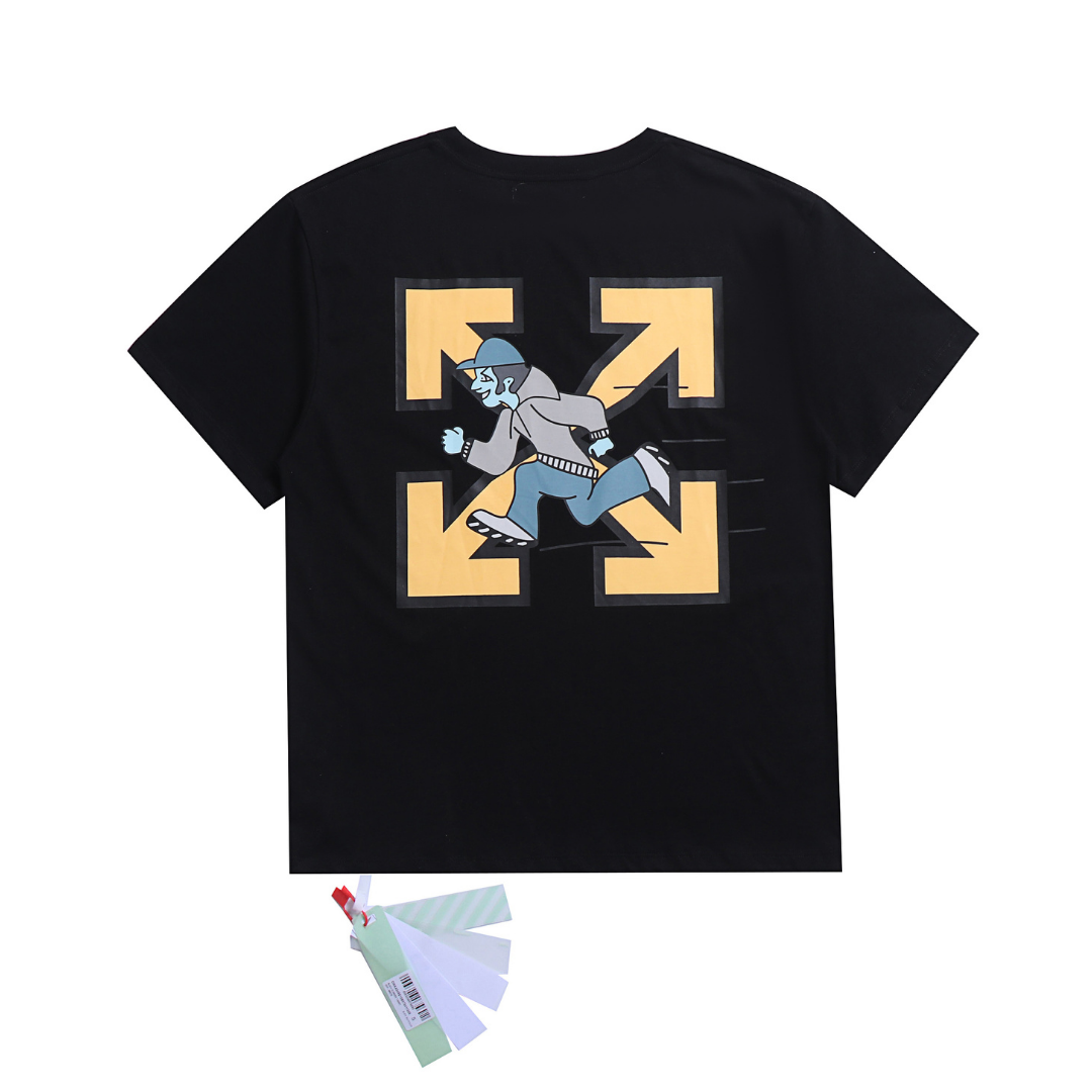 Off-White Off-W Monogram T-shirt - Negro Camo Beige