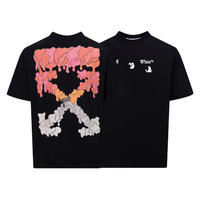 Off-White Off-W Monogram T-shirt - Negro Camiseta Blanca Melt