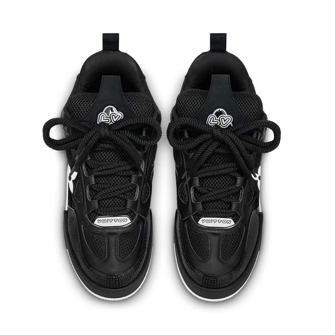 Skate Monogram Trainer Negro Flor