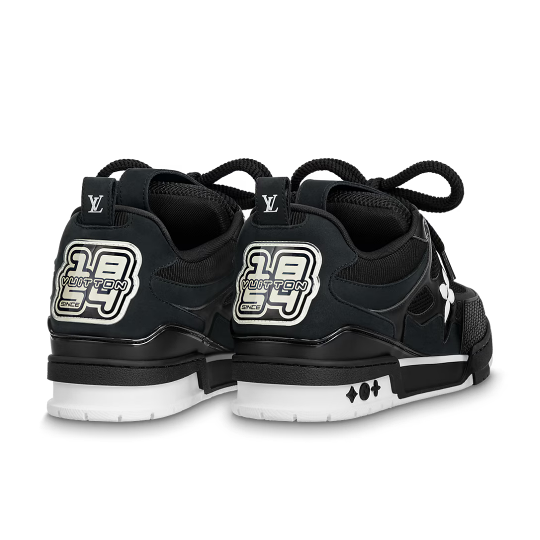 Skate Monogram Trainer Negro Flor