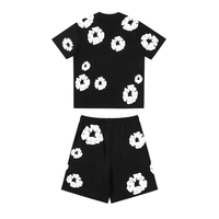 Denim Trs Black Short set