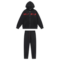 Conjunto Trapstar Negro Rojo