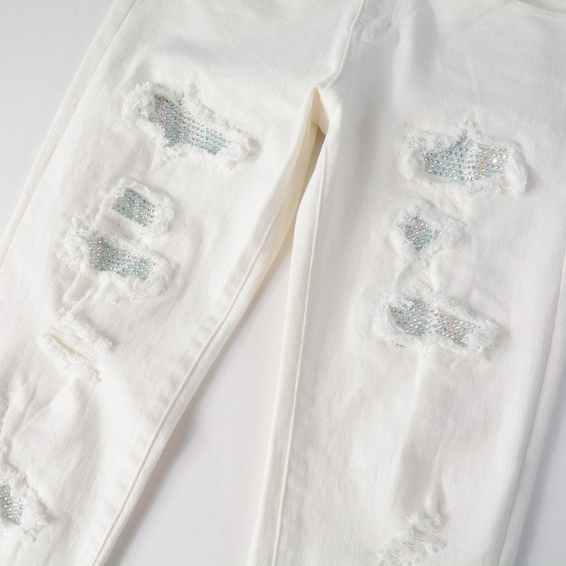 Amr White Jeans Blanco