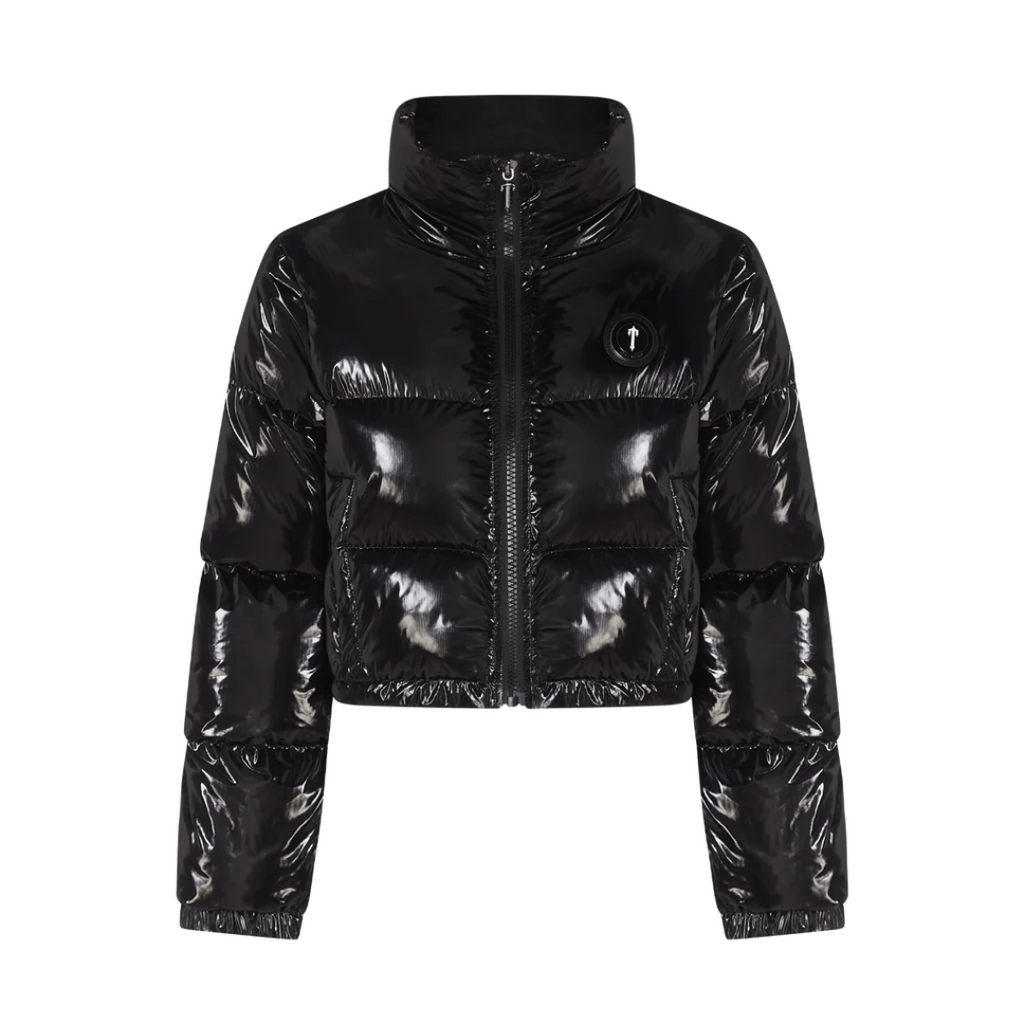 Women Decoded Hooded Shiny Black Jacket · Trapstar · Nova Neta