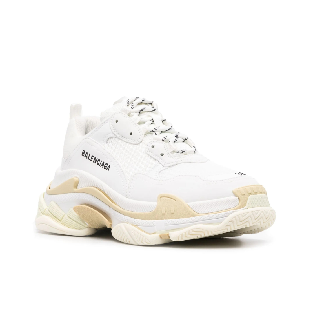 Balenciaga Triple S White Beige