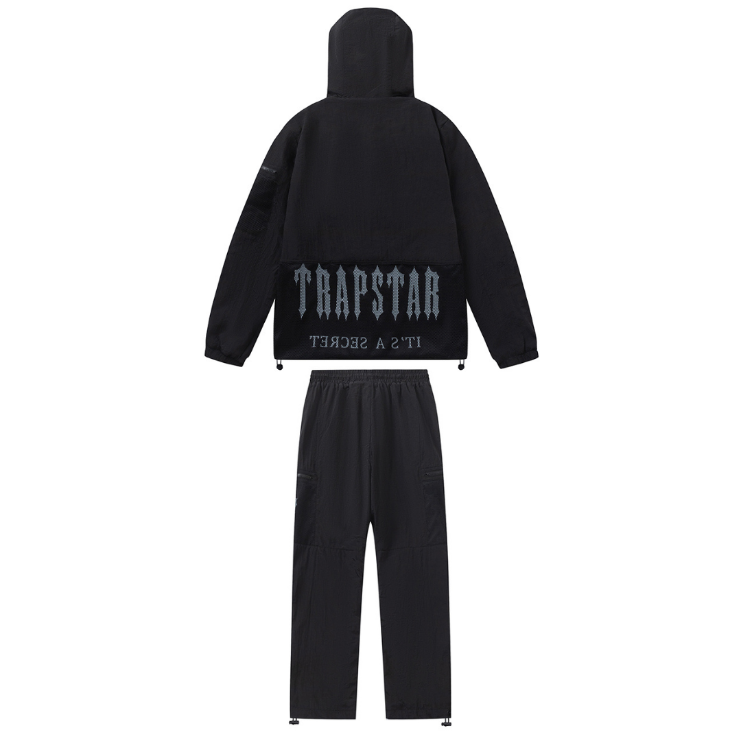 Conjunto Nova Neta Negro Logo Blanco