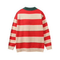 Monogram Hoodie Blanco Rojo Patrón