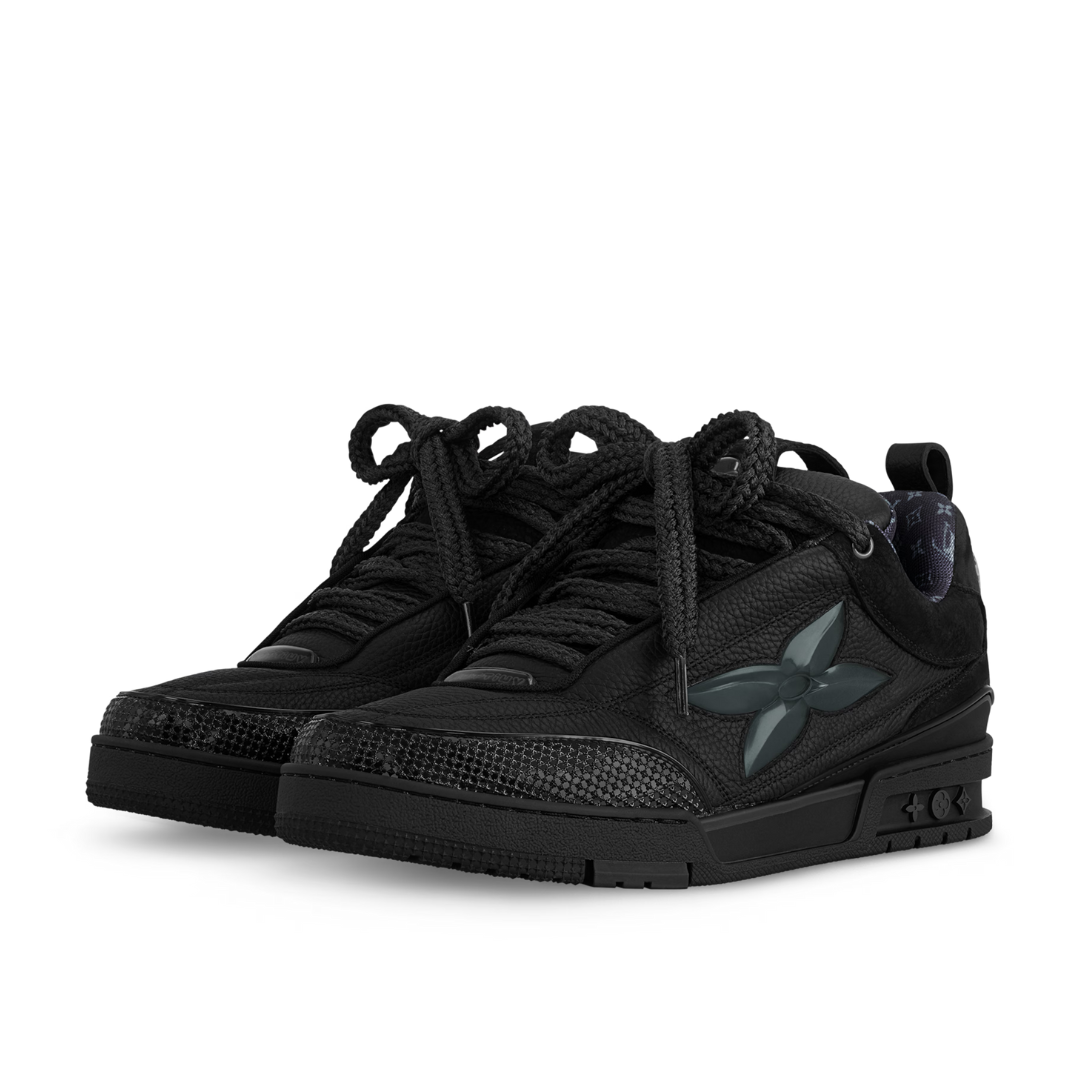 Skater Monogram Negro Flor
