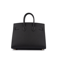 Hermes Birkin 25 Bag - Negro/Dorado