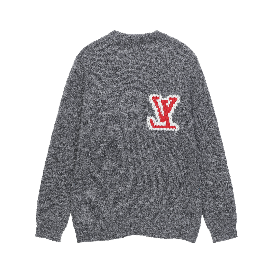 Monogram Sweater Monograma Rojo Blanco 2