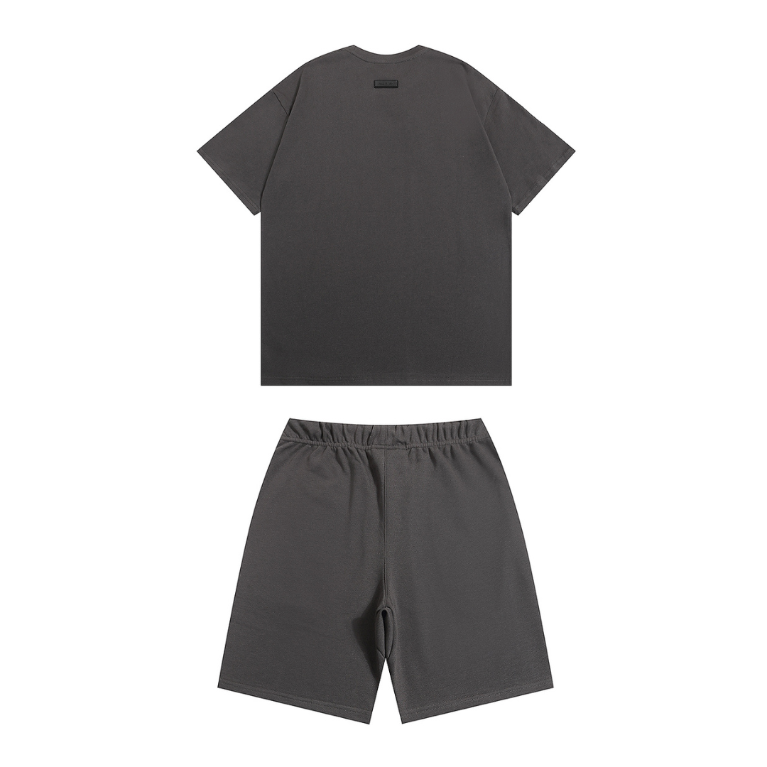 Essentials Short Set Camiseta Gris