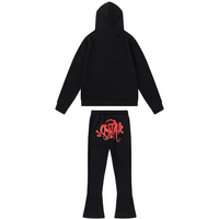 Conjunto Syna World Negro Rojo