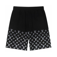 Monogram Shorts Monograma Negro Blanco