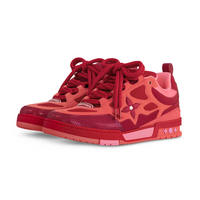 Skater Monogram Trainer Rosado Puntos Blancos