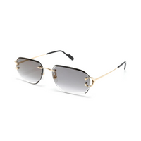 Monochromatic Sunglasses Negro Plata Oro