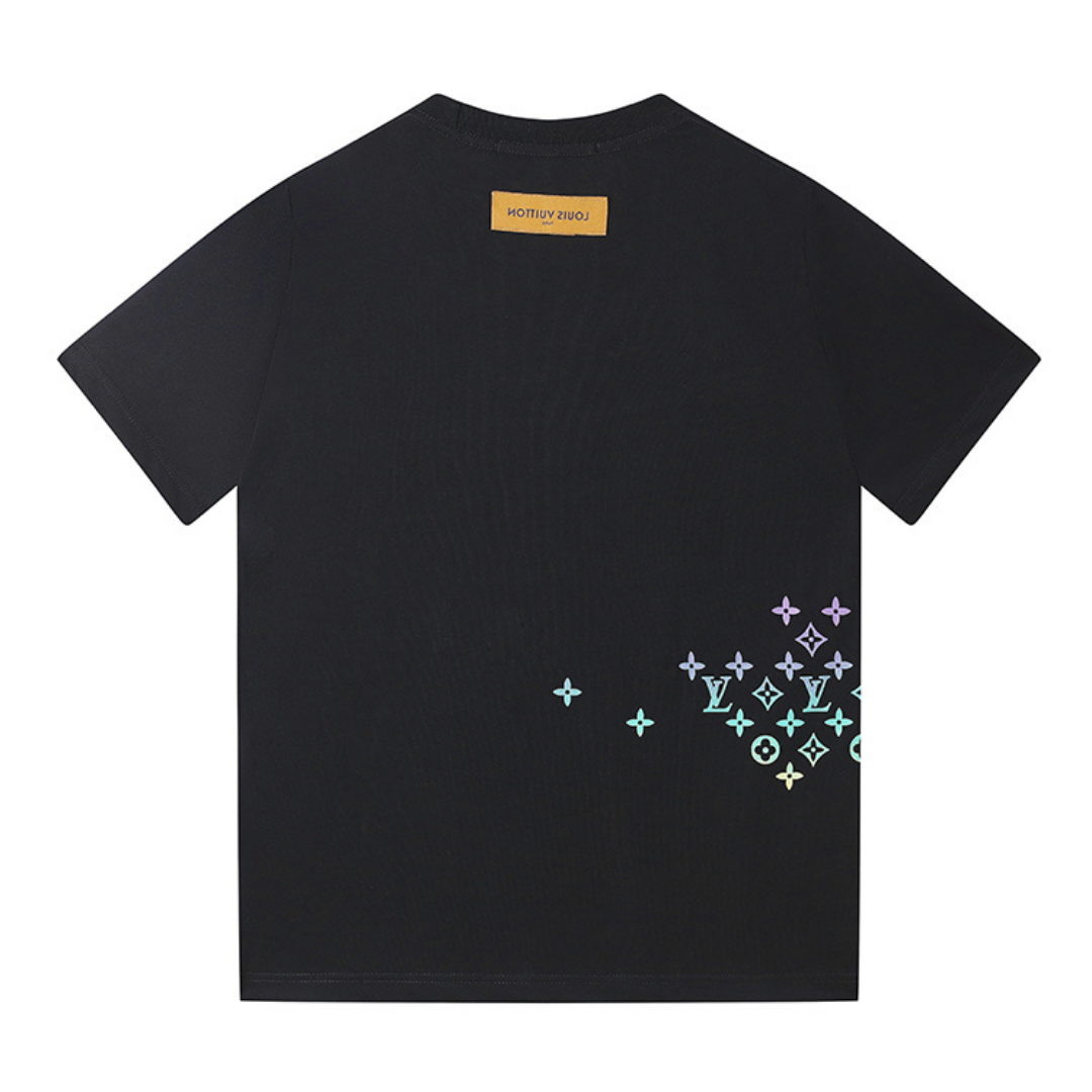 Louis Vuitton Monogram T-shirt - Negro Estrellas Negro Rojo