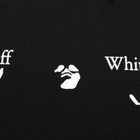 Off-White Off-W Monogram T-shirt - Negro Camiseta Blanca Melt