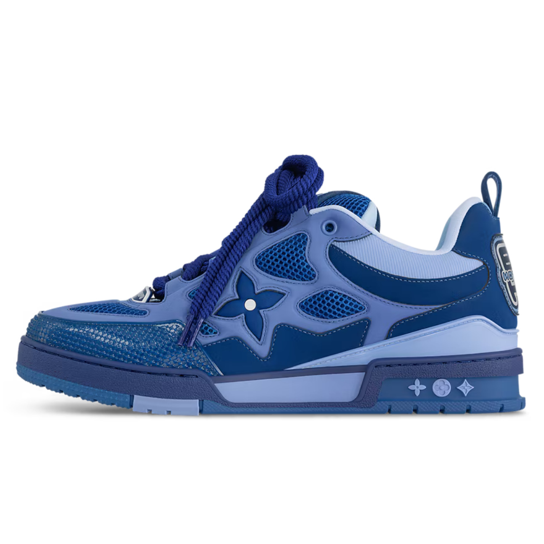 Skate Monogram Trainer Azul Estrellas
