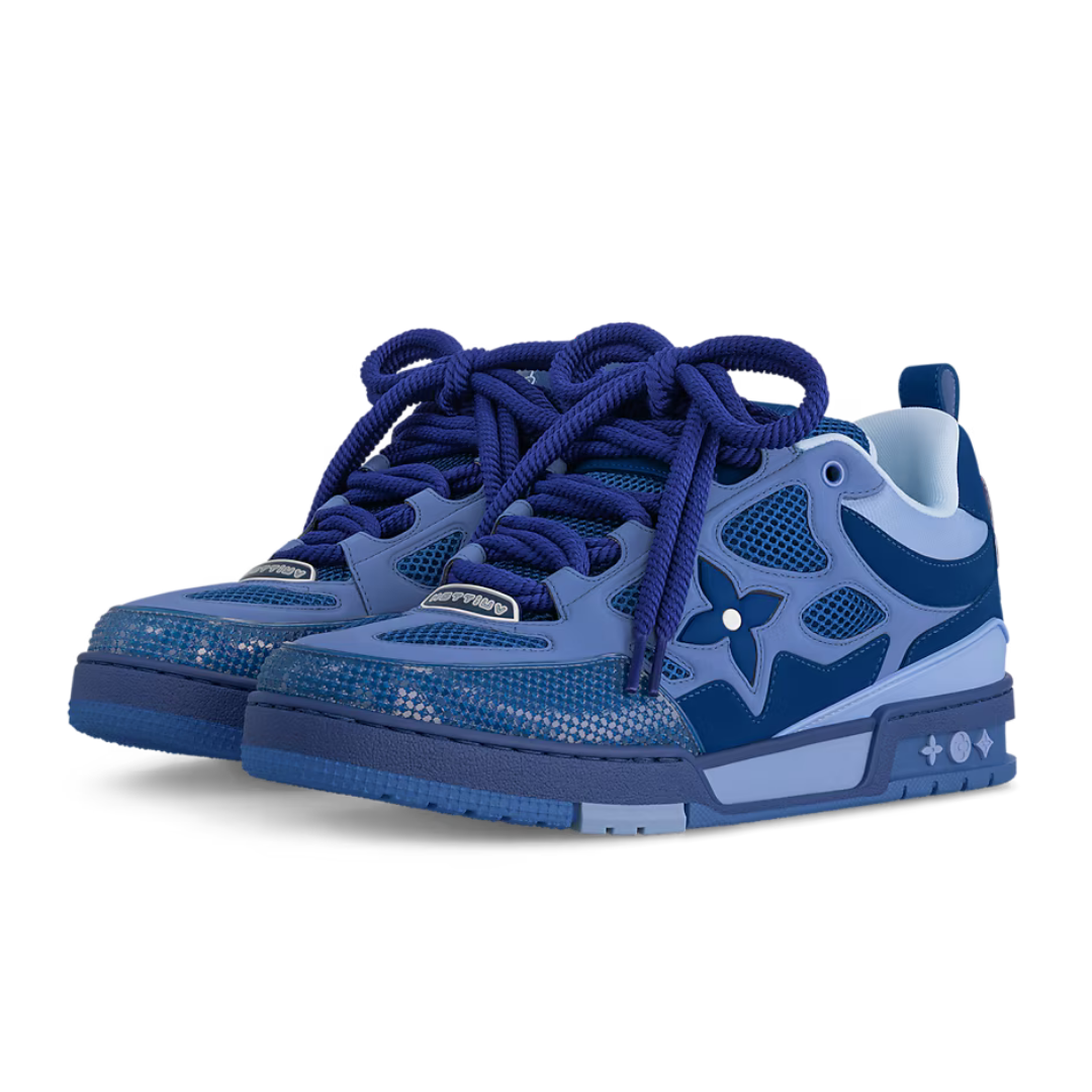 Skate Monogram Trainer Azul Estrellas